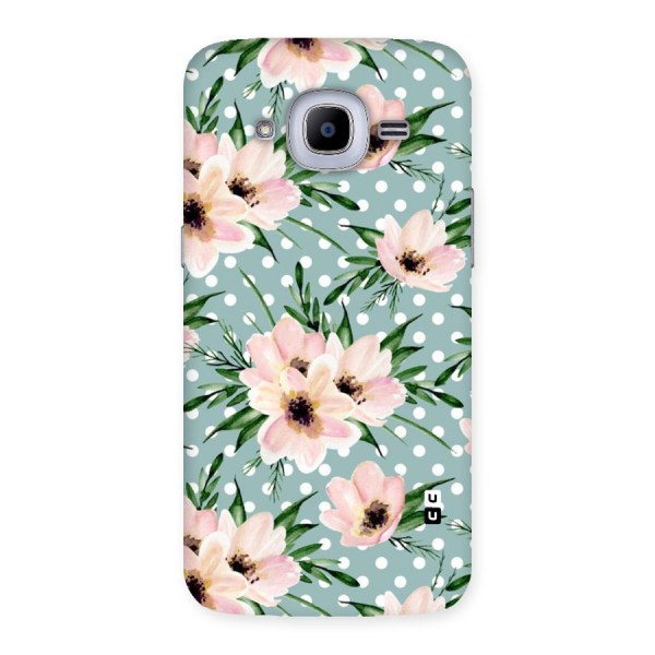 Polka Art Floral Back Case for Samsung Galaxy J2 2016